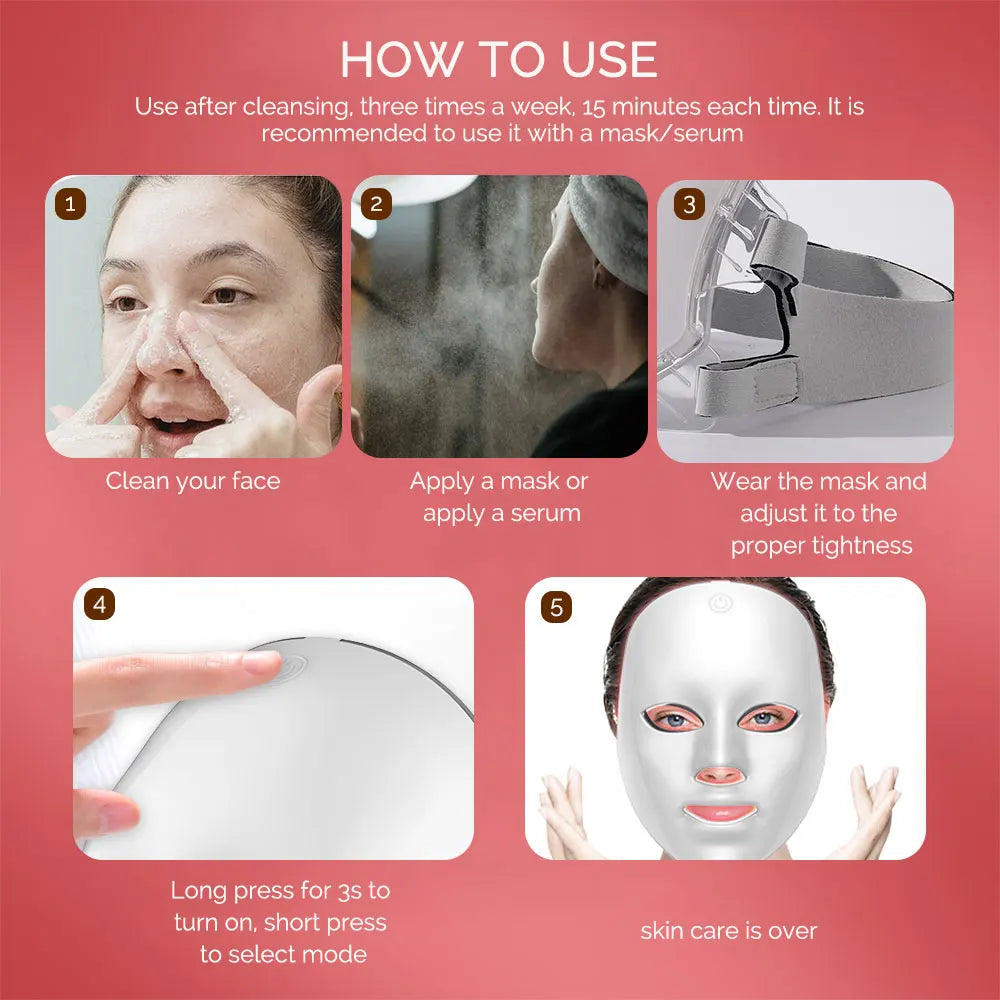LED Facial Glow Mask