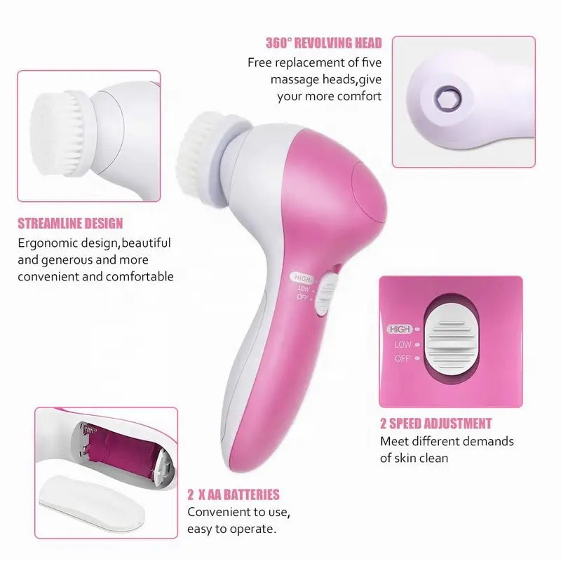 5-in-1 Facial Cleansing Device