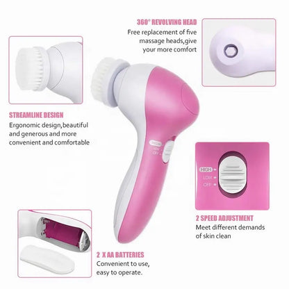 5-in-1 Facial Cleansing Device