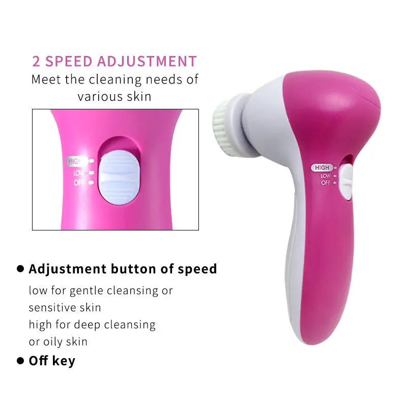 5-in-1 Facial Cleansing Device